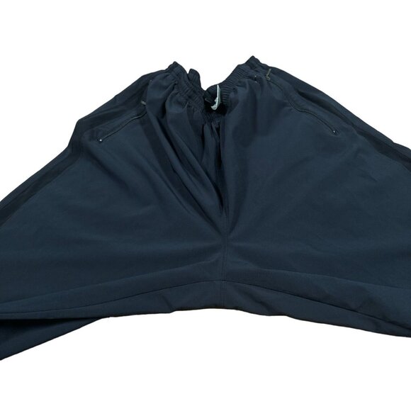 Vintage Nike‎ Lightweight Pants Men's Sz XL Black Track Zip Pockets Y2K Unlined - Picture 4 of 10